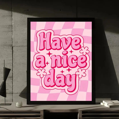 Pink Preppy Poster