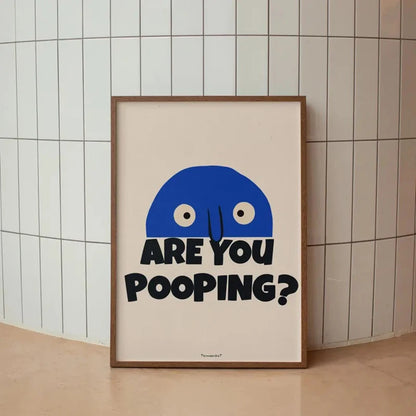 Funny Bathroom Wall Art - Funky Quote Toilet Wall Art