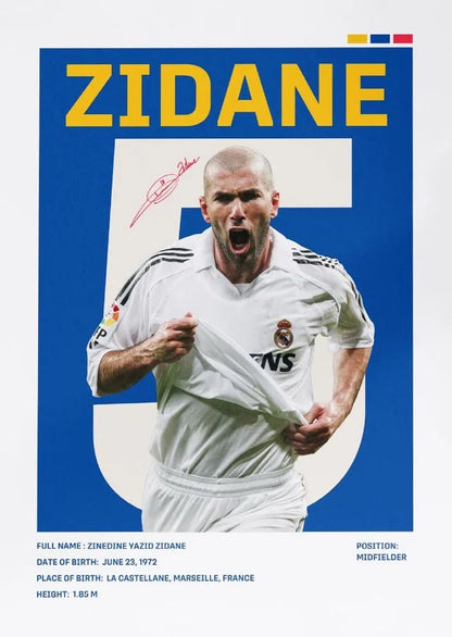 Famous Football Player Soccer Sports Star Posters and Prints Canvas Printing Wall Art Picture for Living Room Home Decor Gifts