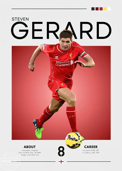 Famous Football Star Poster Modern Inspirational Canvas Painting Picture Soccer Wall Art Home Decoration Print Living Room Decor