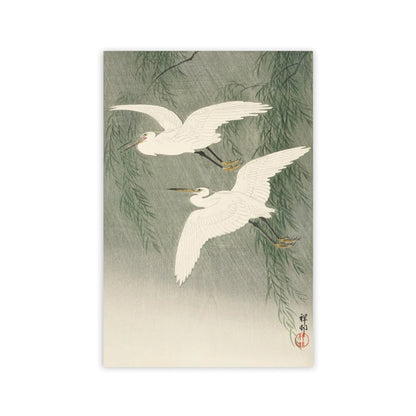 Red Crane Hokusai Eclectic Gallery Poster