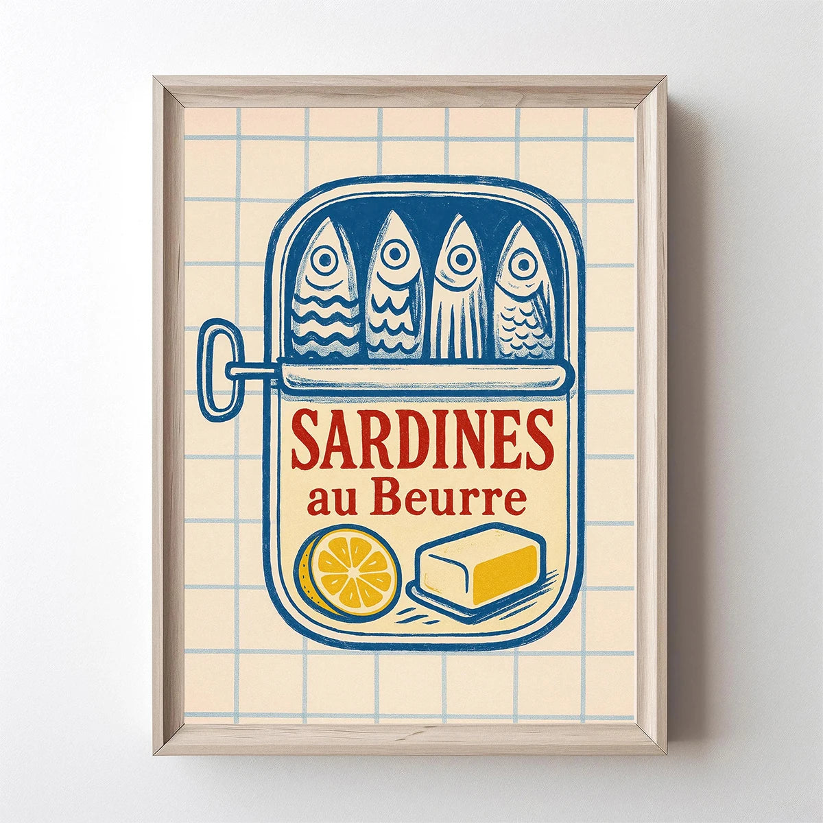 Pink Canned Sardines Canvas Print