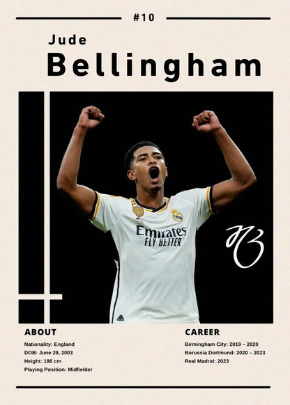 World Famous Football Player Soccer Poster