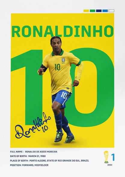Famous Football Player Soccer Sports Star Posters and Prints Canvas Printing Wall Art Picture for Living Room Home Decor Gifts