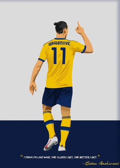 Famous Soccer Spoters Poster Canvas Printing Poster Soccer Home Room Wall Art Decor Players Fans Gift Prints Wall Decoration