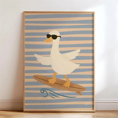 Trendy Playful Animal Poster Kids