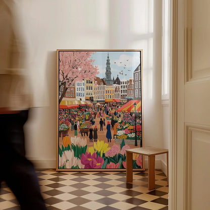 Flower Market Amsterdam Print