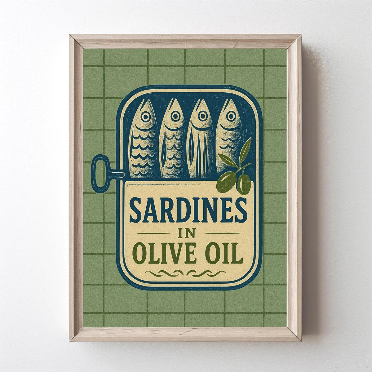 Pink Canned Sardines Canvas Print