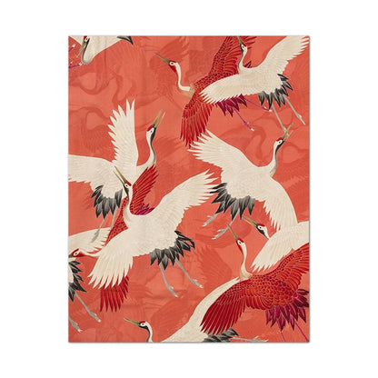 Red Crane Hokusai Eclectic Gallery Poster