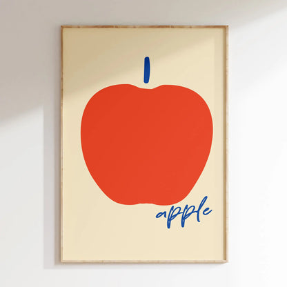 Minimalist Fruits & Drinks Wall Art Poster