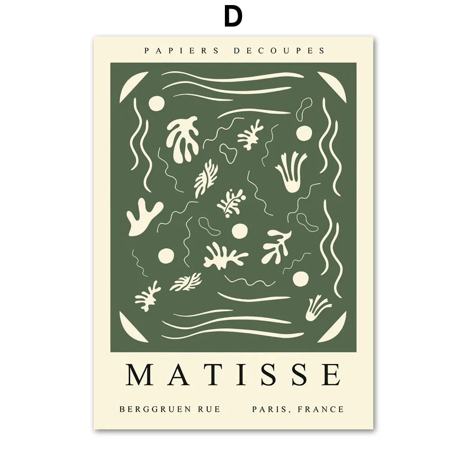 Matisse Abstract Flower Woman Posters