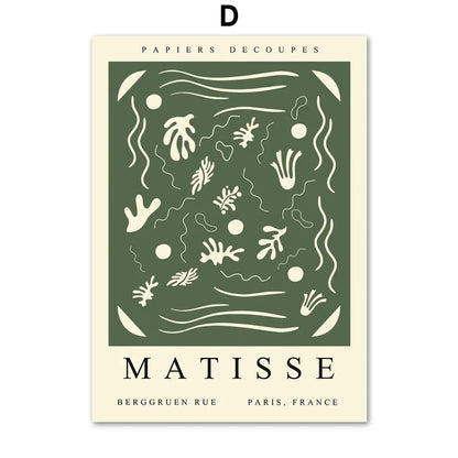Matisse Abstract Flower Woman Posters