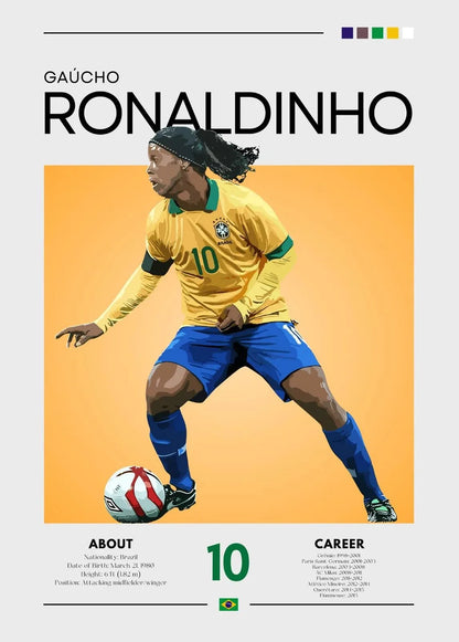 Famous Football Sports Celebrity Posters