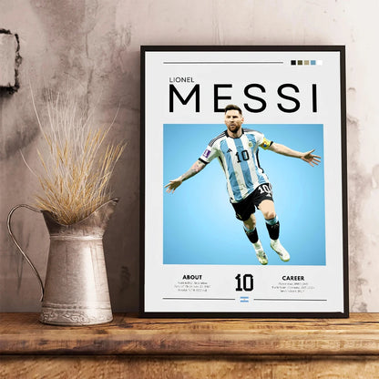 Famous Football Star Poster Modern Inspirational Canvas Painting Picture Soccer Wall Art Home Decoration Print Living Room Decor