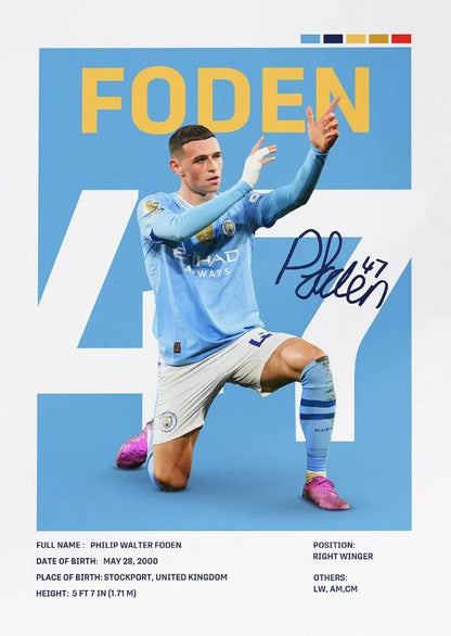 Famous Football Player Soccer Sports Star Posters and Prints Canvas Printing Wall Art Picture for Living Room Home Decor Gifts