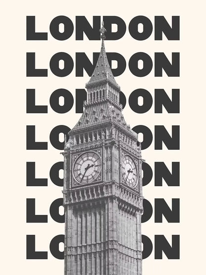 Trendy Travel Print Chicago New York San Francisco London