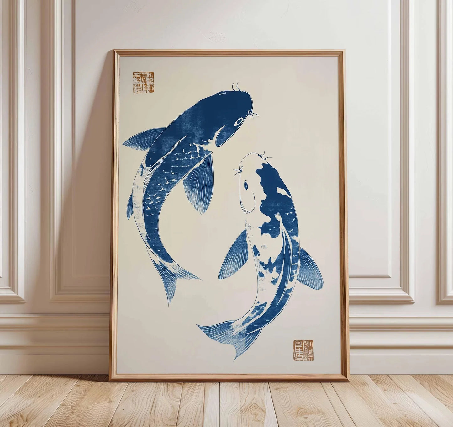 Japanese Koi Fish Poster