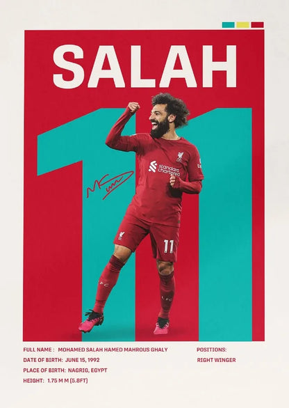 Famous Football Player Soccer Sports Star Posters and Prints Canvas Printing Wall Art Picture for Living Room Home Decor Gifts