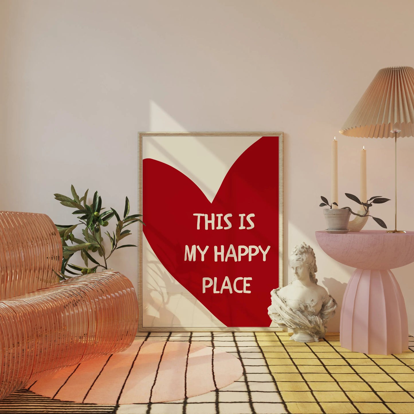 This Is My Happy Place Art Poster
