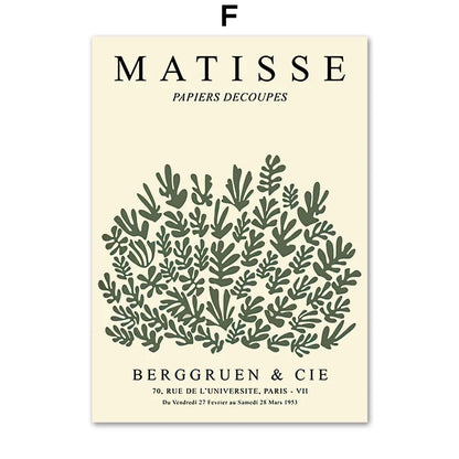 Matisse Abstract Flower Woman Posters