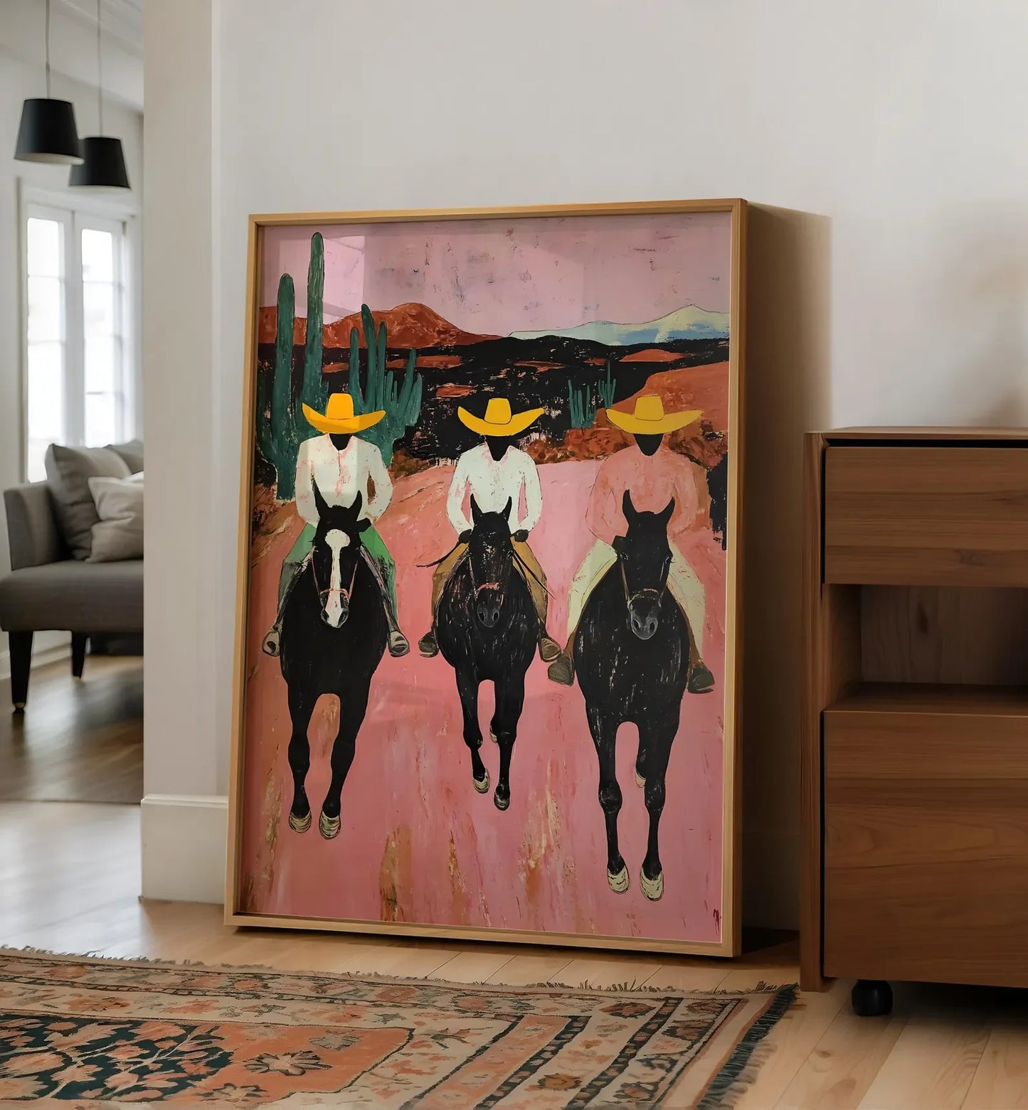 Southwestern Cowboys Print