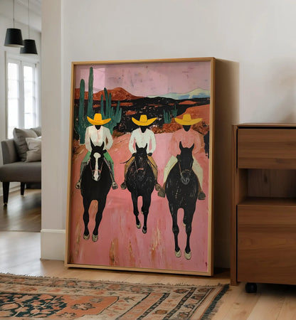Southwestern Cowboys Print