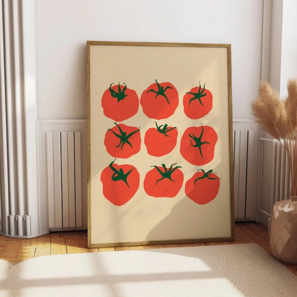 Tomato Print, Kitchen Wall Art