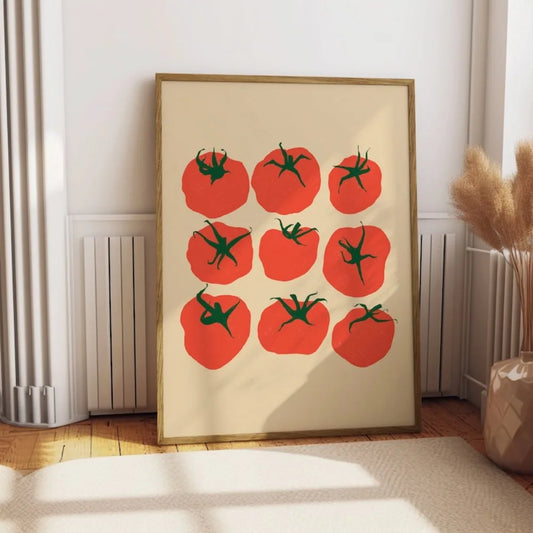 Tomato Print, Kitchen Wall Art