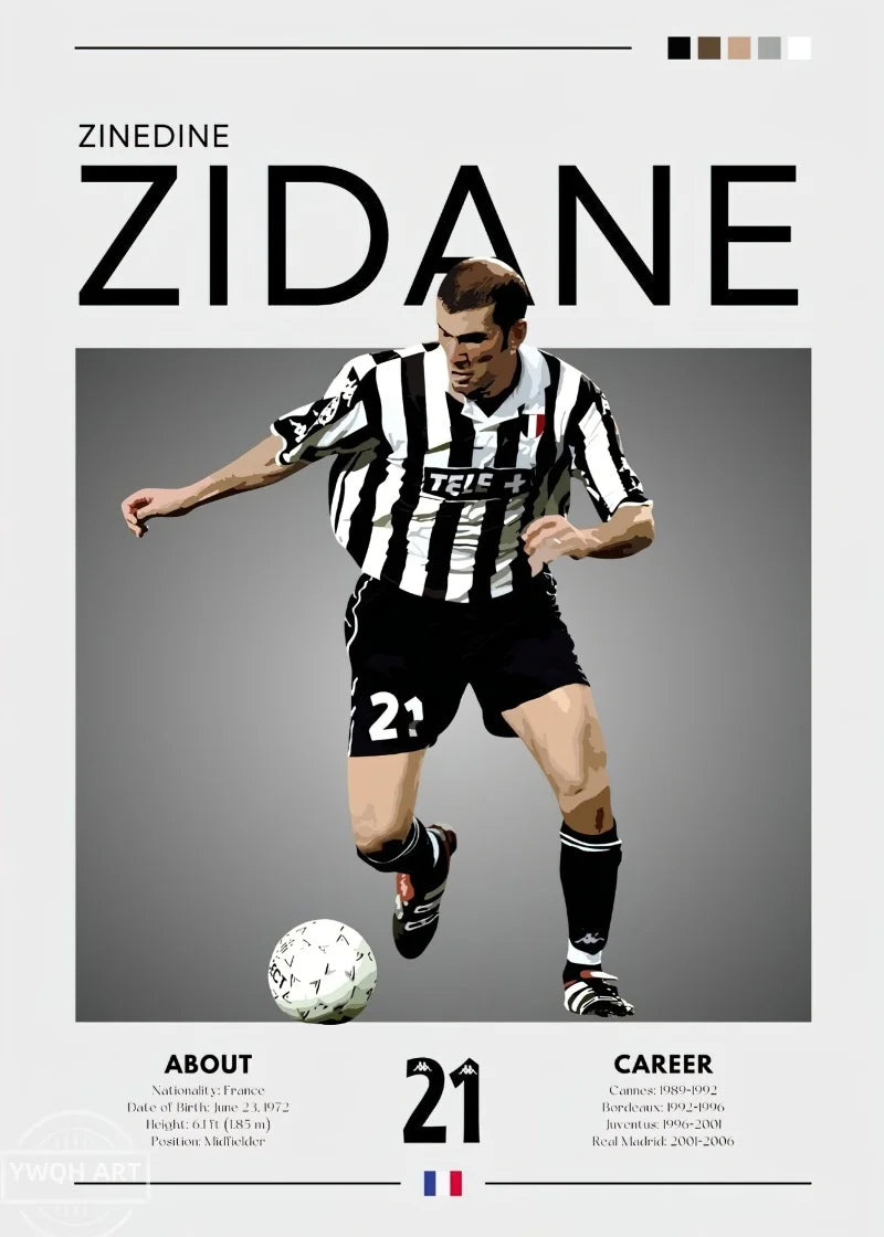 Famous Football Star Poster Modern Inspirational Canvas Painting Picture Soccer Wall Art Home Decoration Print Living Room Decor
