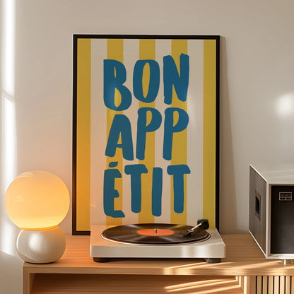 A Bon Appétit Canvas Poster