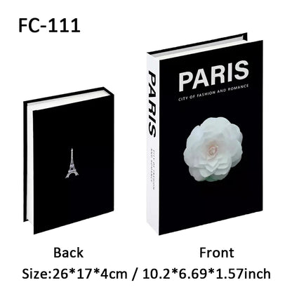 Abstract Bauhaus Luxury Decorative Books Boho Fake Book Storage Box Home Decor Coffee Table Shlef Bedroom Living Room Decoration
