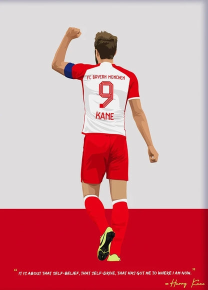 Famous Soccer Spoters Poster Canvas Printing Poster Soccer Home Room Wall Art Decor Players Fans Gift Prints Wall Decoration
