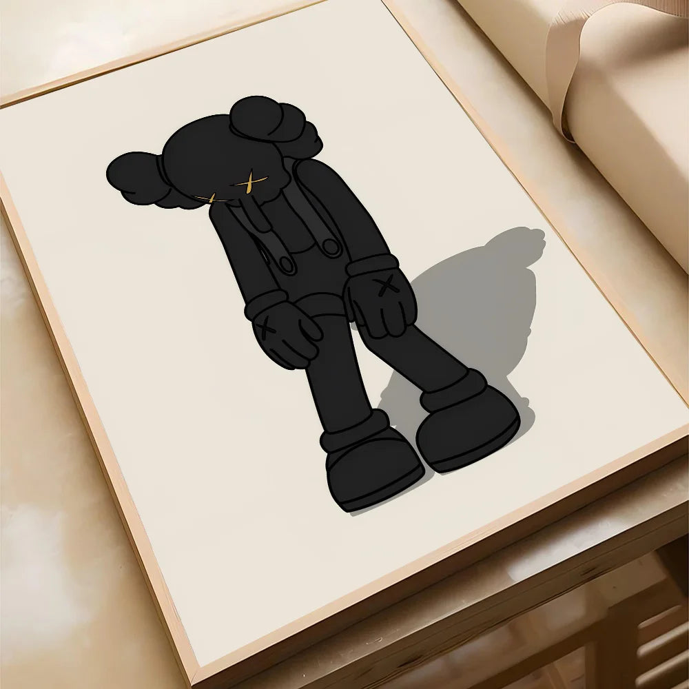 Graffiti Violent Teddy Bear Poster