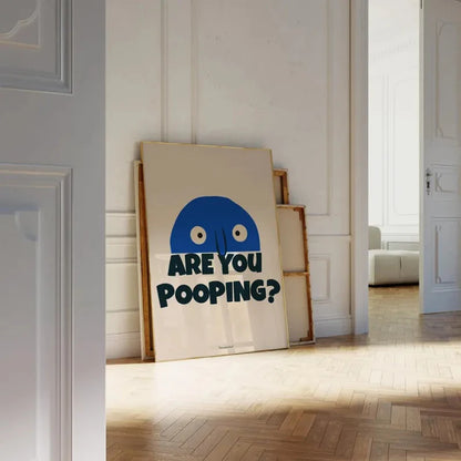 Funny Bathroom Wall Art - Funky Quote Toilet Wall Art