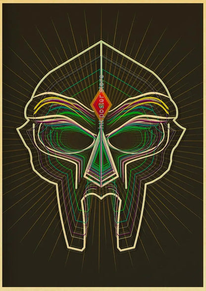 MF Doom Hip Hop Rap Music Retro Posters