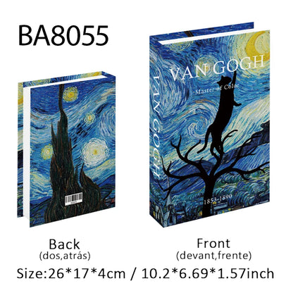 Abstract Bauhaus Luxury Decorative Books Boho Fake Book Storage Box Home Decor Coffee Table Shlef Bedroom Living Room Decoration