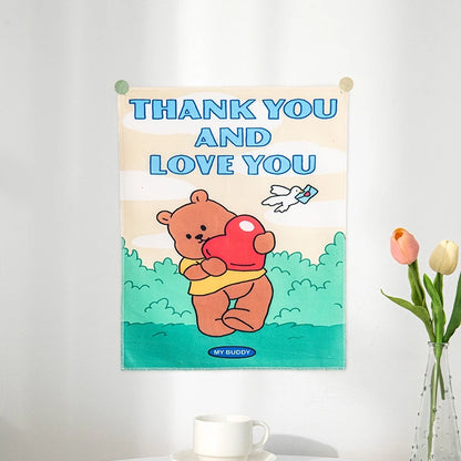 Kawaii Wall Decorating Cloth Tapestry