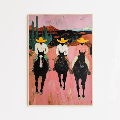 Southwestern Cowboys Print