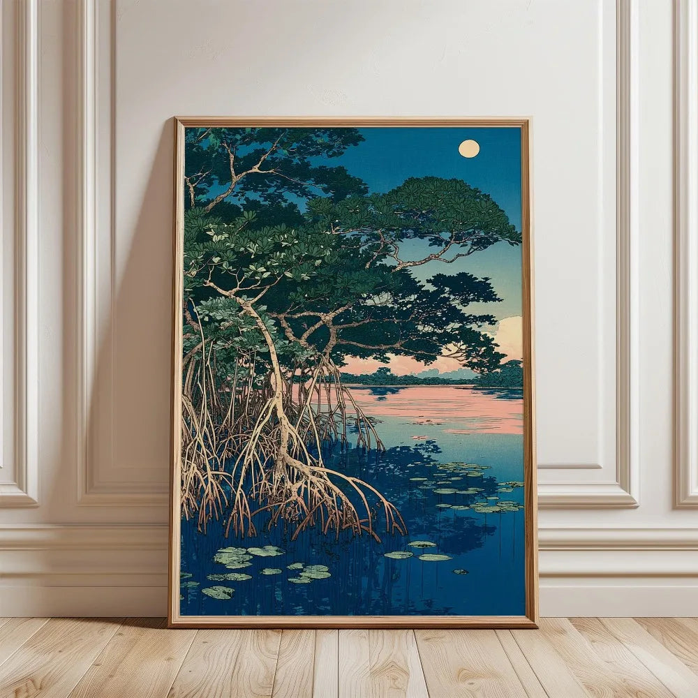 Japanese Tree Art Print, Japanese Home Decoration