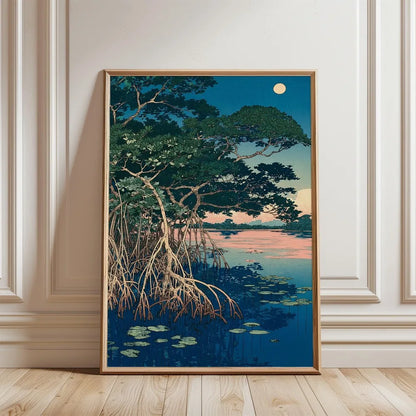 Japanese Tree Art Print, Japanese Home Decoration