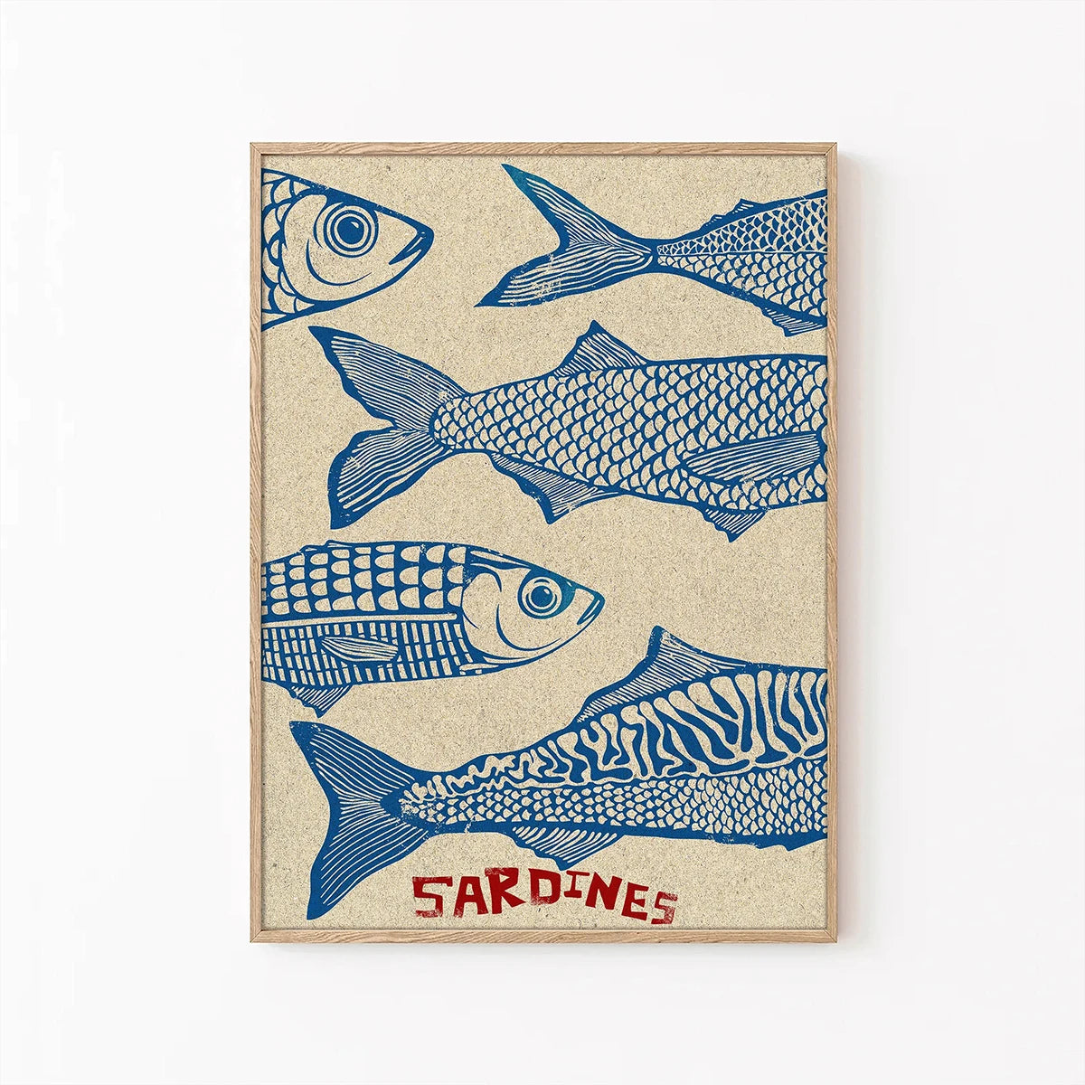 Pink Canned Sardines Canvas Print