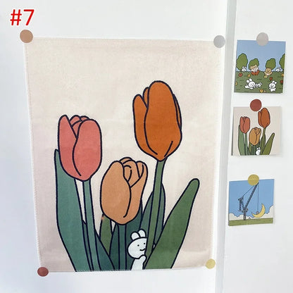 Kawaii Wall Decorating Cloth Tapestry