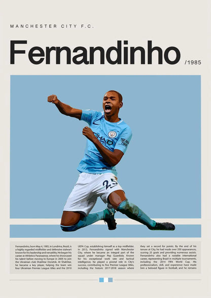 Famous Football Star Soccer Sports World Athlete Champion Player Poster Print Wall Art Pictures Canvas Painting Room Home Decor