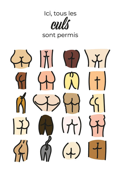 Funny Bathroom WC Sign Nordic Canvas Wall Art
