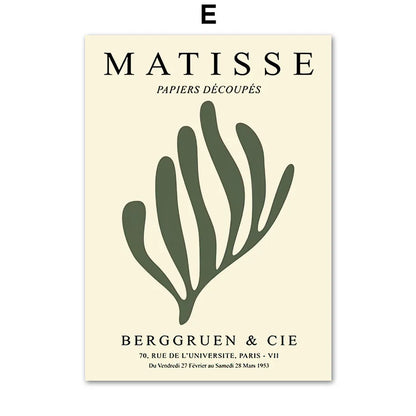 Matisse Abstract Flower Woman Posters