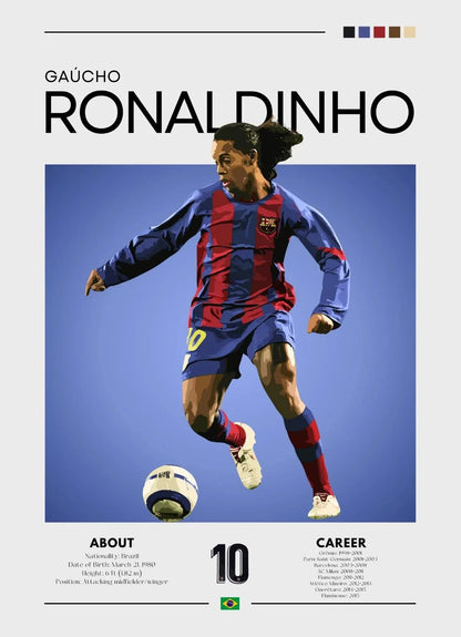 Famous Football Sports Celebrity Posters