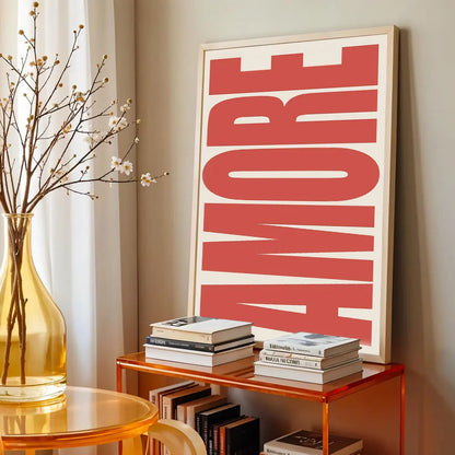 Modern Text OH HI and OK Poster Canvas Print