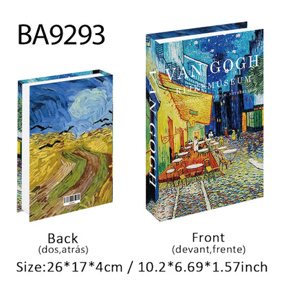 Abstract Bauhaus Luxury Decorative Books Boho Fake Book Storage Box Home Decor Coffee Table Shlef Bedroom Living Room Decoration