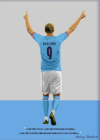 Famous Soccer Spoters Poster Canvas Printing Poster Soccer Home Room Wall Art Decor Players Fans Gift Prints Wall Decoration