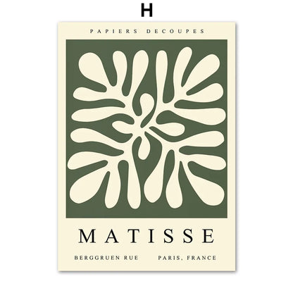 Matisse Abstract Flower Woman Posters